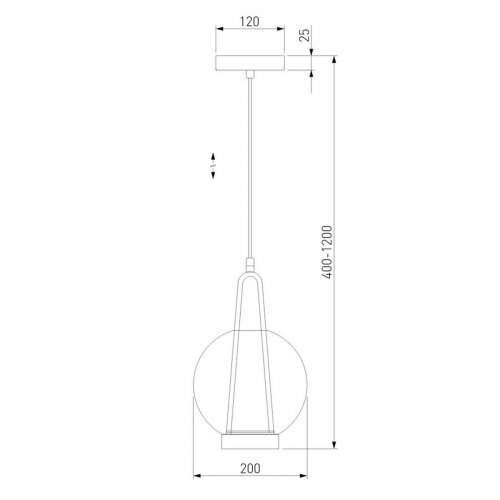 Подвесной светодиодный светильник Eurosvet Frasco 50267/1 LED синий Подвесной светодиодный светильник Eurosvet Frasco 50267/1 LED синий