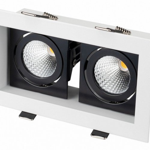 Встраиваемый светильник Arlight Cl-kardan CL-KARDAN-S180x102-2x9W Day (WH-BK, 38 deg) Встраиваемый светильник Arlight Cl-kardan CL-KARDAN-S180x102-2x9W Day (WH-BK, 38 deg)
