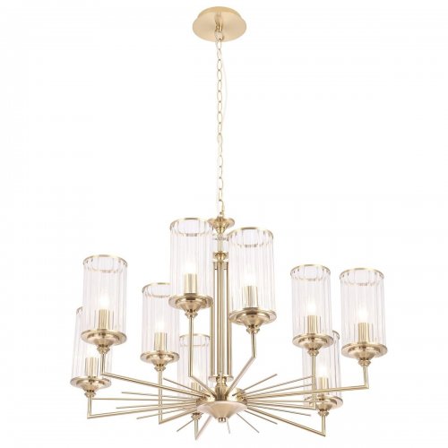 Подвесная люстра Crystal Lux Gloria SP9 Brass
