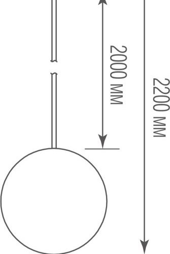 Трековый светильник Bubble DL18794WW10BSDim