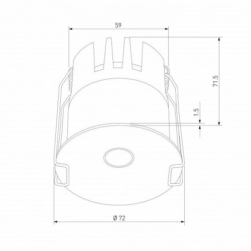 Светильник встраиваемый Elektrostandard a070926
