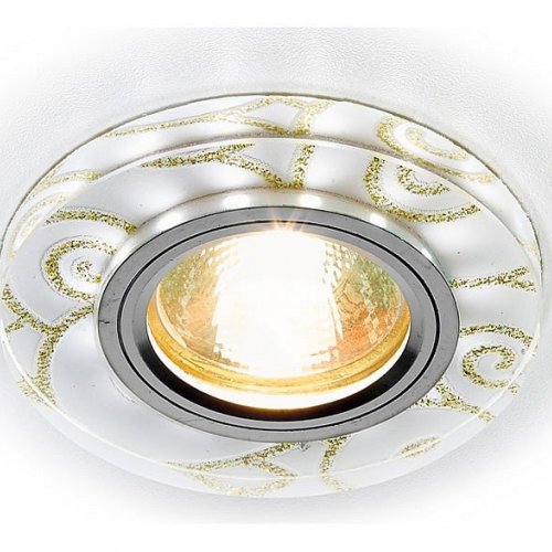 Встраиваемый светодиодный светильник Ambrella light Led S231 WH/G Встраиваемый светодиодный светильник Ambrella light Led S231 WH/G