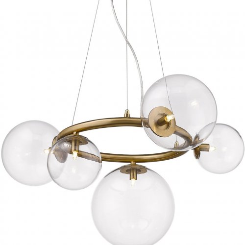 Подвесная люстра DeLight Collection Puppet P68092-5 brass Подвесная люстра DeLight Collection Puppet P68092-5 brass