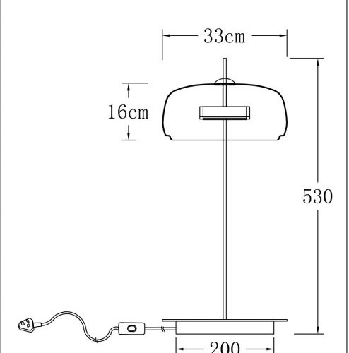 Интерьерная настольная лампа Arte Lamp Padova A2404LT-1SM