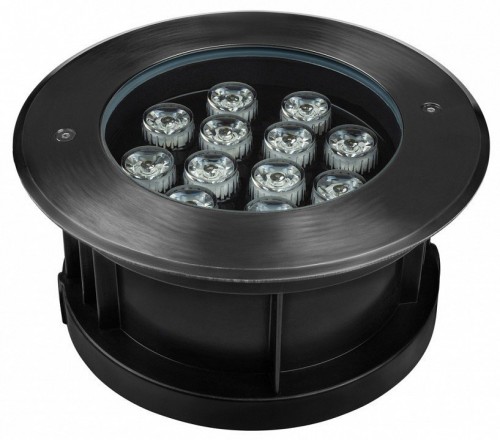 Встраиваемый светильник Jazzway  PGR R180 12W 4000K 30° Сhrome IP65