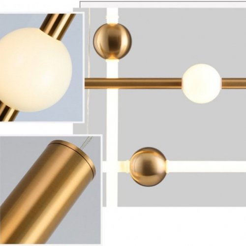 Подвесной светильник DeLight Collection Orion 10053P/B1 gold