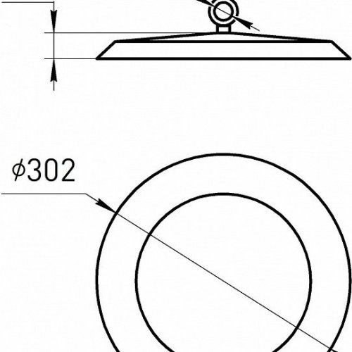 Подвесной светильник Эра  SPP-402-0-40K-150