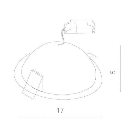 Точечный встраиваемый светильник Arte Lamp Riflessione A7016PL-1WH