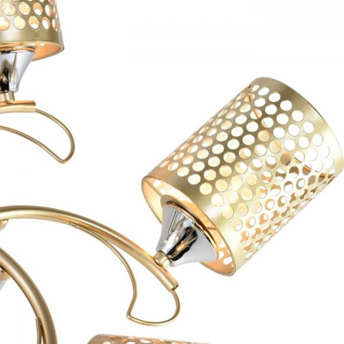 Потолочная люстра Reluce 01322-0.3-05 MATT GOLD+CR Потолочная люстра Reluce 01322-0.3-05 MATT GOLD+CR