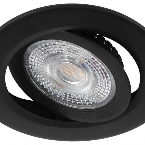 Светильник светодиодный встраиваемый ЭРА KL LED 25A-5 3K BK SET 10 5Вт 3000К круглый поворотный черный набор 10 шт Б0070935