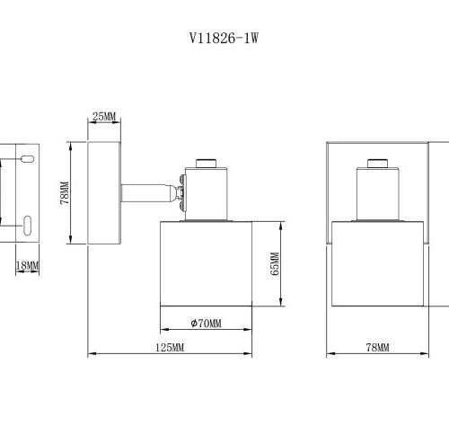 Спот Malet V11826-1W Спот Malet V11826-1W