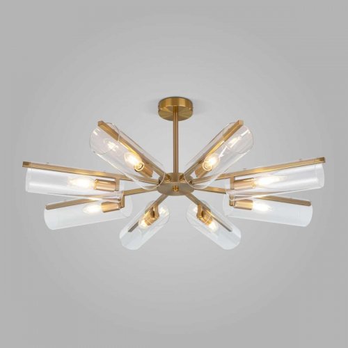 Потолочная люстра Eurosvet Trompeta 70144/8 латунь Потолочная люстра Eurosvet Trompeta 70144/8 латунь