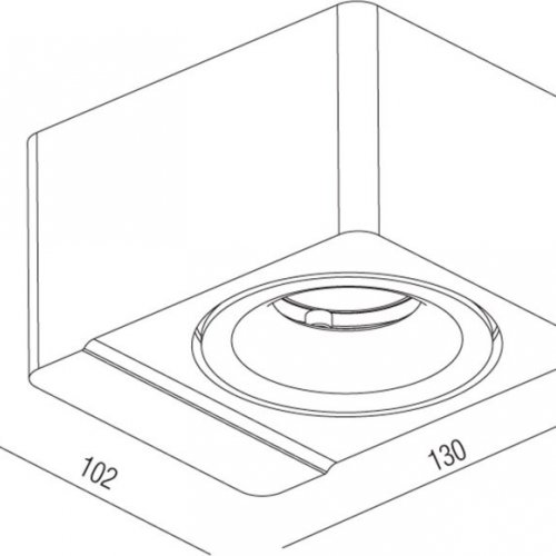 Точечный светильник Donolux Marta DL18620/01WW-R White