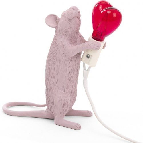 Интерьерная настольная лампа Seletti Mouse Lamp 15220SV Интерьерная настольная лампа Seletti Mouse Lamp 15220SV