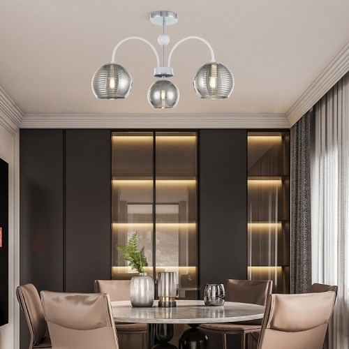 Потолочная люстра Arte Milano Napoli 320719/3 CR+WH