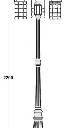 Наземный фонарь BARSELONA 81209A/10 Bl