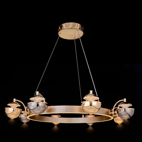 Подвесная люстра Jelly LE7711/8 Gold/Black Chrome