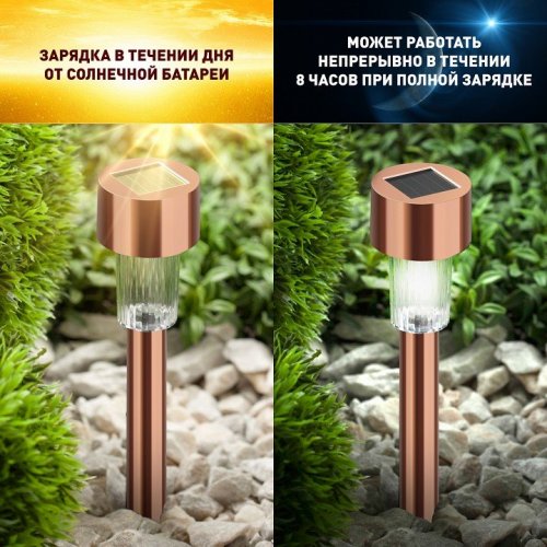 Наземный низкий светильник Эра  SL-SS30-CPR-M