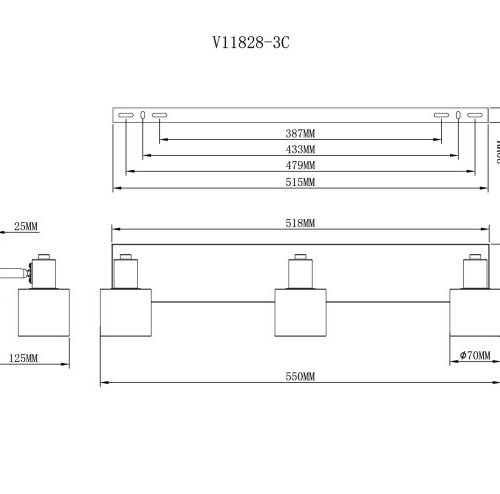 Спот Malet V11828-3C Спот Malet V11828-3C