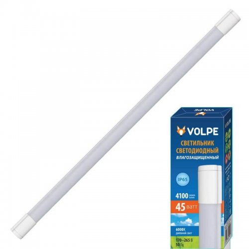 Потолочный светодиодный светильник (UL-00002583) Volpe ULT-Q218 45W/DW IP65 White Потолочный светодиодный светильник (UL-00002583) Volpe ULT-Q218 45W/DW IP65 White