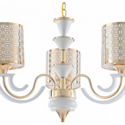 Подвесная люстра Arte Milano Florentia-8857 308857/3 Wh/Gd Подвесная люстра Arte Milano Florentia-8857 308857/3 Wh/Gd