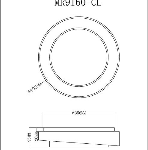 Потолочный светильник Rhea MR9160-CL