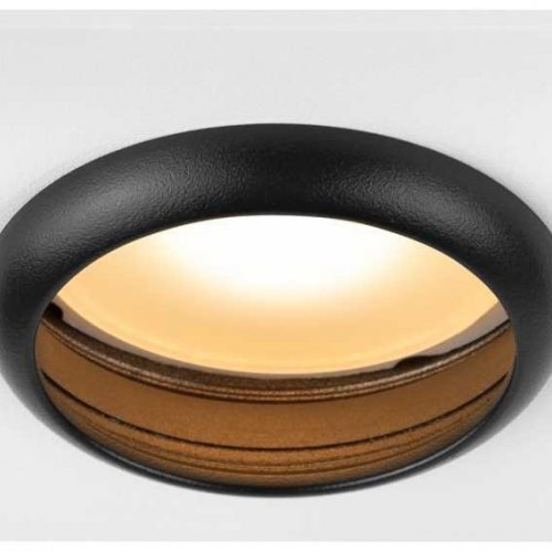 Светильник встраиваемый алюминиевый ЭРА KL110 WH/BK под лампу MR16 GU5.3 белый/черный матовый Б0061531