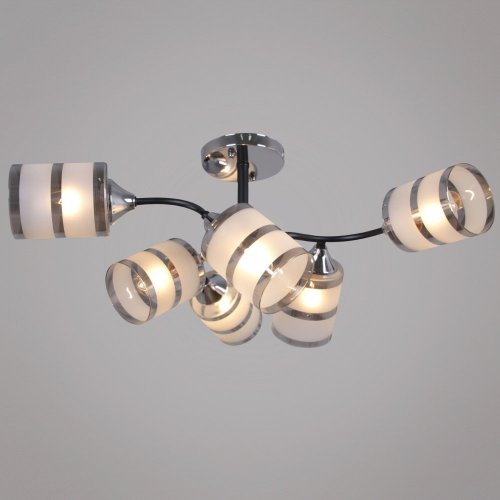 Потолочная люстра  45360-0.3-06 BK+CR