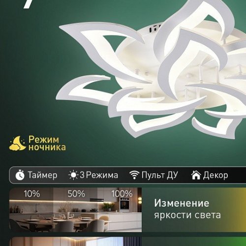 Потолочная люстра Natali Kovaltseva Olimp Ii LED SMART 84023