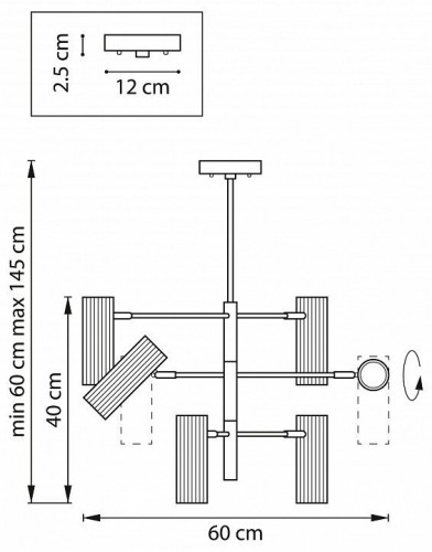 Подвесная люстра Lightstar Roma 718263 Подвесная люстра Lightstar Roma 718263
