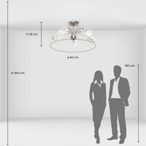 Люстра на штанге DeMarkt Олимпия 21 261019505 Люстра на штанге DeMarkt Олимпия 21 261019505