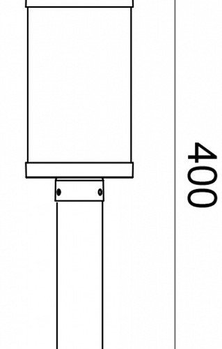 Наземный низкий светильник Escada 30003 30003G/01
