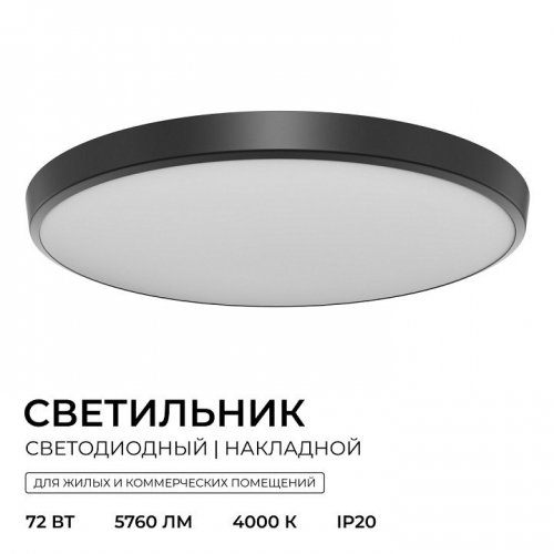 Накладной светодиодный светильник OGM O18-156