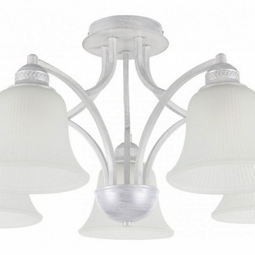 Потолочная люстра Arte Milano Napoli-1254 331254/5 WT+SL Потолочная люстра Arte Milano Napoli-1254 331254/5 WT+SL