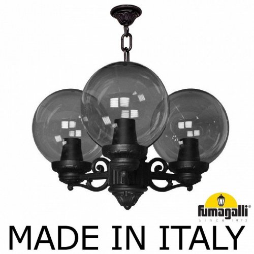 Уличный светильник подвесной Fumagalli Globe 250 G25.120.S30.AZE27 Уличный светильник подвесной Fumagalli Globe 250 G25.120.S30.AZE27