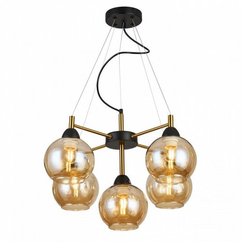 Подвесная люстра Imex MD.9056-5-P-BK+COP Подвесная люстра Imex MD.9056-5-P-BK+COP