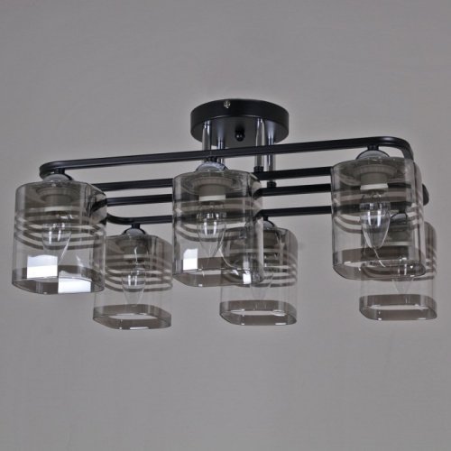 Потолочная люстра  70209-0.3-06 BK+CR