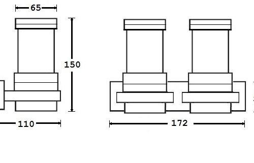 Настенный светильник уличный Oasis_Light TUBE LED W78025 S Настенный светильник уличный Oasis_Light TUBE LED W78025 S