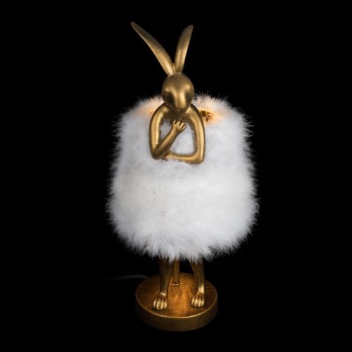 Интерьерная настольная лампа Loft IT Lapine 10315/A White fluff