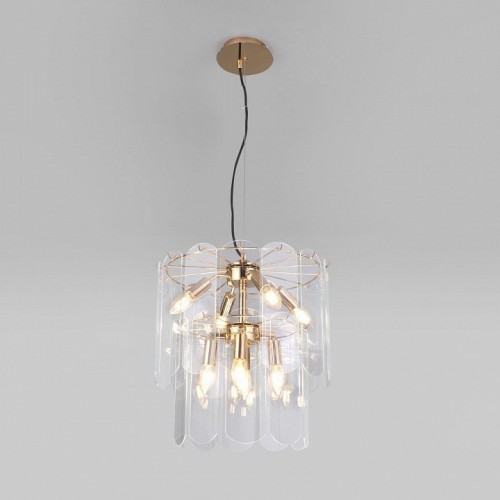 Подвесная люстра Eurosvet Claire 60170/8 золото Подвесная люстра Eurosvet Claire 60170/8 золото