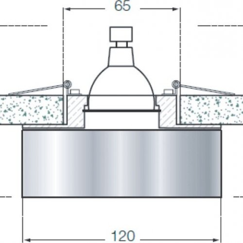 Точечный светильник Downlight DL018B