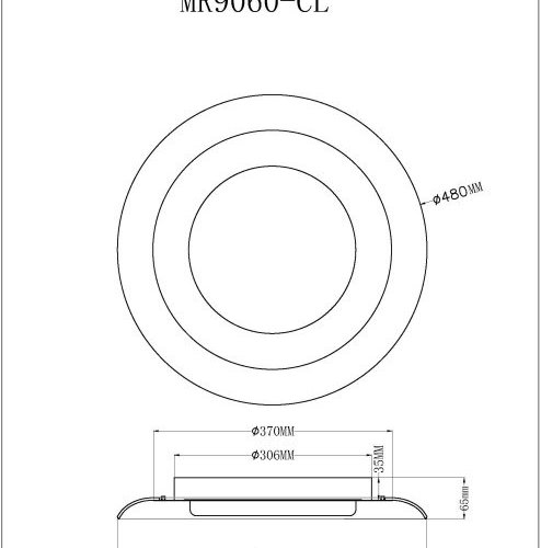 Потолочный светильник MyFar Naiad MR9060-CL Потолочный светильник MyFar Naiad MR9060-CL