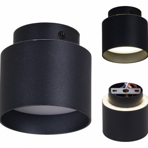 Накладной светильник Reluce Technical 53006 53006-9.5-001IL GX53+LED3W BK Накладной светильник Reluce Technical 53006 53006-9.5-001IL GX53+LED3W BK