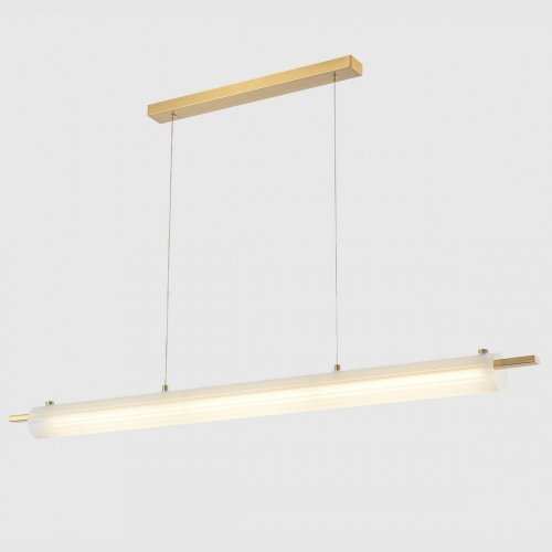 Подвесной светодиодный светильник Crystal Lux Tunnel SP40 Led Brass