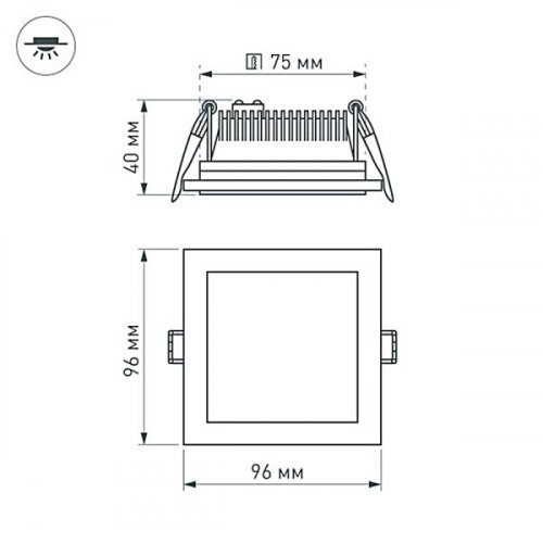 Точечный светильник Arlight LT 014934