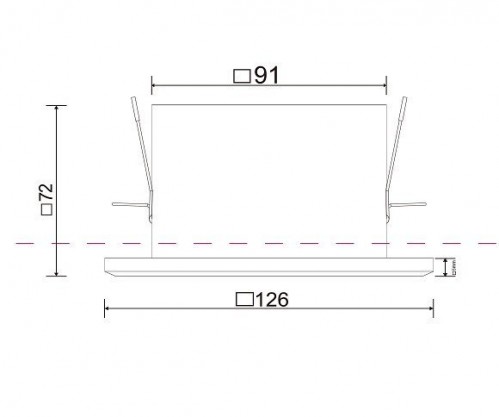 Встраиваемый светильник Maytoni Metal DL008-2-01-W