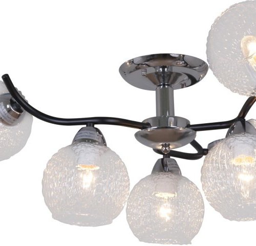 Потолочная люстра  07624-0.3-06 CR+BK