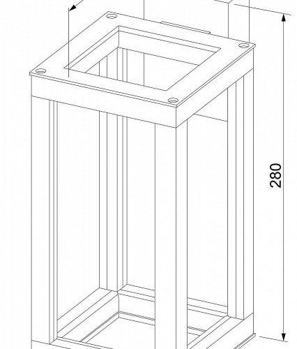 Уличный настенный светодиодный светильник Elektrostandard Frame 1527 TECHNO LED a072090