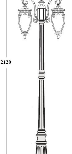 Наземный фонарь Oasis Light VERONA 86209A Bl Наземный фонарь Oasis Light VERONA 86209A Bl