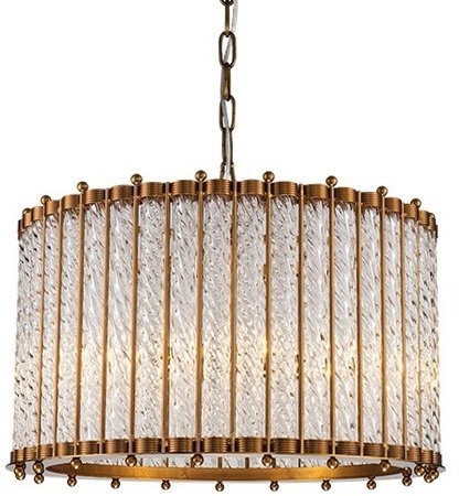 Подвесная люстра DeLight Collection Tiziano KG0907P-4 brass Подвесная люстра DeLight Collection Tiziano KG0907P-4 brass